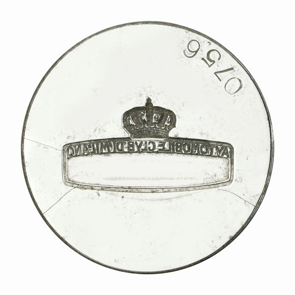 N Automobile Club Di Milano 44 x 32 mm  - Asta Conii e Punzoni della Storica Fabbrica di Medaglie Lorioli (1919-1950) - Associazione Nazionale - Case d'Asta italiane