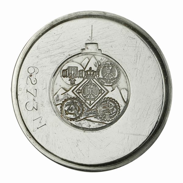 N R A C I (Reale Automobile Club Italia) . + Altre Scritte 48 x 38 mm  - Asta Conii e Punzoni della Storica Fabbrica di Medaglie Lorioli (1919-1950) - Associazione Nazionale - Case d'Asta italiane