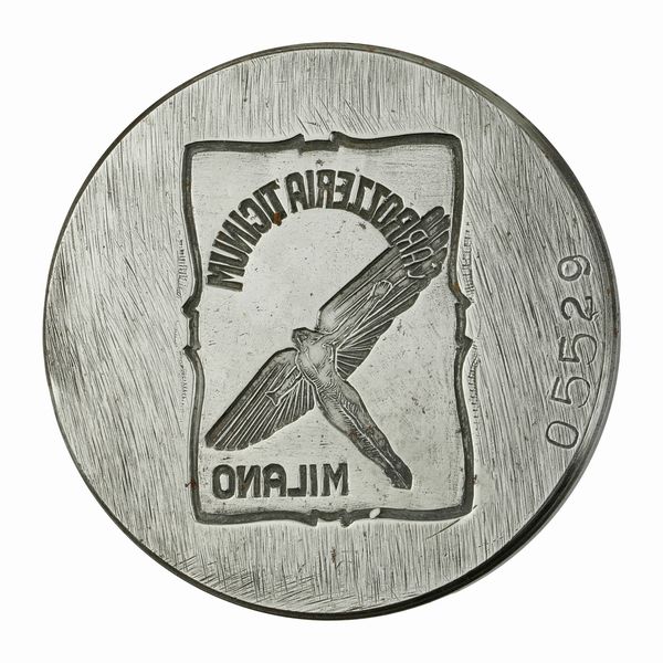 N Carrozzeria Ticinum Milano 58 x 41 mm  - Asta Conii e Punzoni della Storica Fabbrica di Medaglie Lorioli (1919-1950) - Associazione Nazionale - Case d'Asta italiane