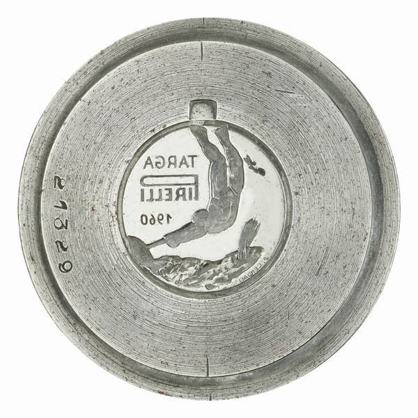N Targa Pirelli 1960. 67 x 35 mm  - Asta Conii e Punzoni della Storica Fabbrica di Medaglie Lorioli (1919-1950) - Associazione Nazionale - Case d'Asta italiane