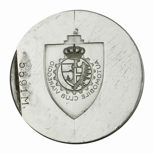 N Automobile Club Viareggio 60 x 45 mm  - Asta Conii e Punzoni della Storica Fabbrica di Medaglie Lorioli (1919-1950) - Associazione Nazionale - Case d'Asta italiane