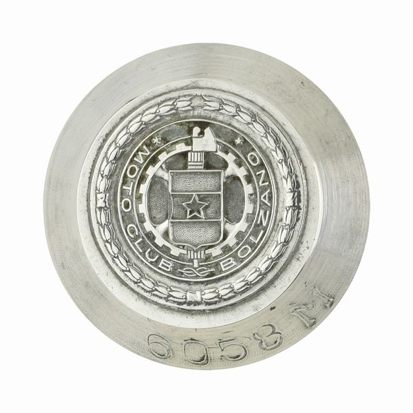 P Moto Club Bolzano 31 x 27 mm  - Asta Conii e Punzoni della Storica Fabbrica di Medaglie Lorioli (1919-1950) - Associazione Nazionale - Case d'Asta italiane