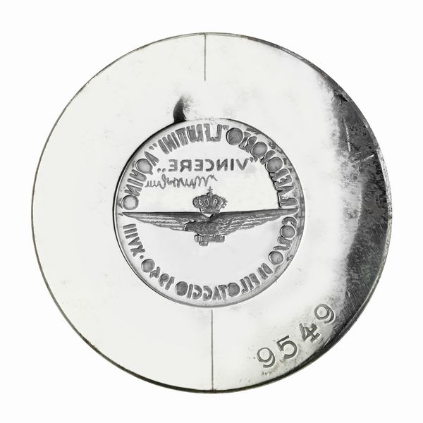N L'Aeroporto L.Fruttini Aquino Corso Di Pilotaggio 1940 XVIII 56 x 48 mm  - Asta Conii e Punzoni della Storica Fabbrica di Medaglie Lorioli (1919-1950) - Associazione Nazionale - Case d'Asta italiane