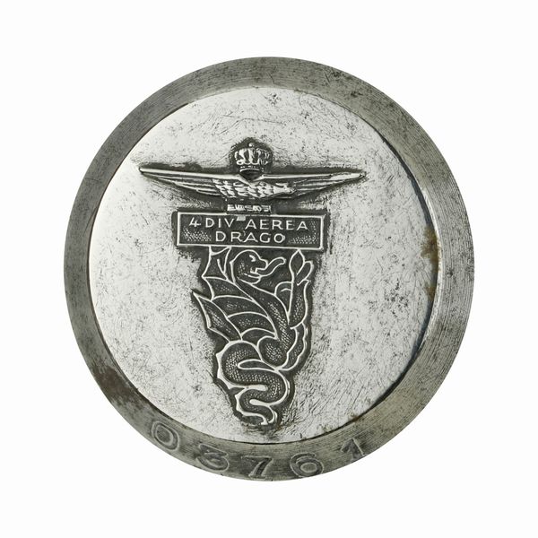 P 4 Div Aerea D.R.Ago 36 x 32 mm  - Asta Conii e Punzoni della Storica Fabbrica di Medaglie Lorioli (1919-1950) - Associazione Nazionale - Case d'Asta italiane