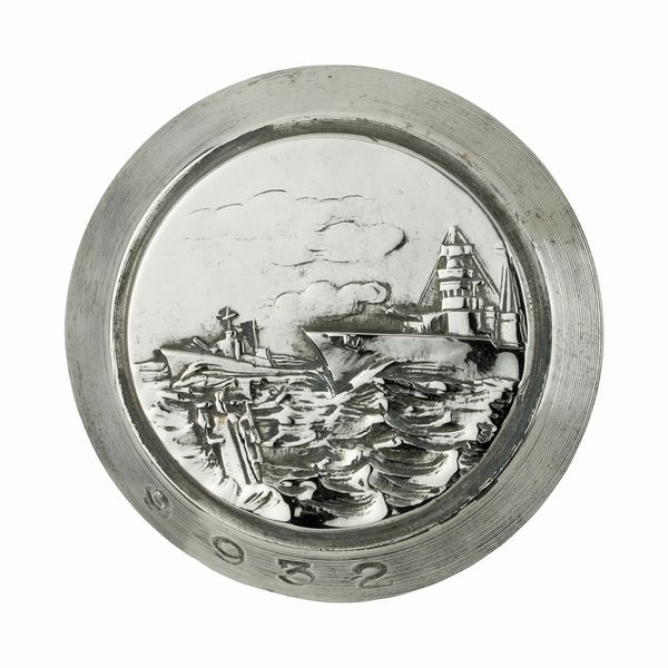 P Incrociatori E Corazzate 40 x 40 mm  - Asta Conii e Punzoni della Storica Fabbrica di Medaglie Lorioli (1919-1950) - Associazione Nazionale - Case d'Asta italiane