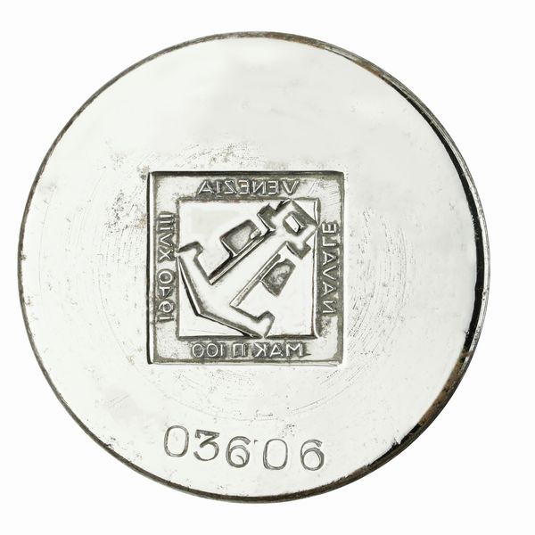 N Navale Venezia MakN 100 1940 XVIII 48 x 41 mm  - Asta Conii e Punzoni della Storica Fabbrica di Medaglie Lorioli (1919-1950) - Associazione Nazionale - Case d'Asta italiane