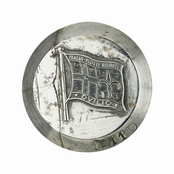 P Italia - Flotte Riunite Duilio 39 x 33 mm  - Asta Conii e Punzoni della Storica Fabbrica di Medaglie Lorioli (1919-1950) - Associazione Nazionale - Case d'Asta italiane