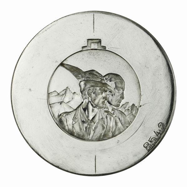 N Profilo Alpino E Civile 65 x 45 mm  - Asta Conii e Punzoni della Storica Fabbrica di Medaglie Lorioli (1919-1950) - Associazione Nazionale - Case d'Asta italiane