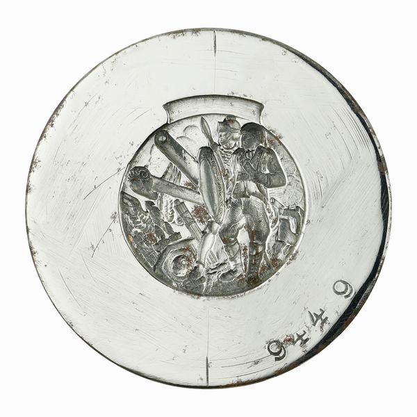 N Militi Cannoni Aquila E Fasci 58 x 44 mm  - Asta Conii e Punzoni della Storica Fabbrica di Medaglie Lorioli (1919-1950) - Associazione Nazionale - Case d'Asta italiane