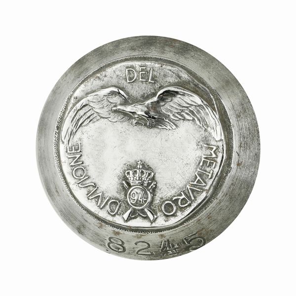 P 94 Divisione Del Metauro 32 x 30 mm  - Asta Conii e Punzoni della Storica Fabbrica di Medaglie Lorioli (1919-1950) - Associazione Nazionale - Case d'Asta italiane