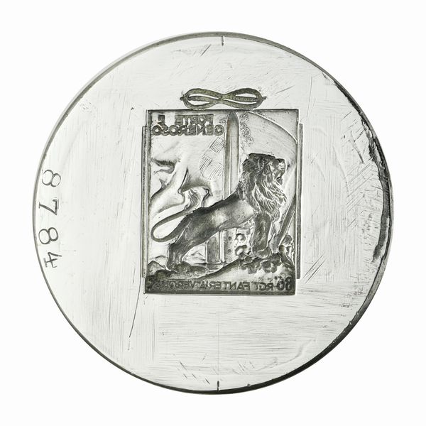 N Forte E Generoso 86° Rgt Fanteria Verona 58 x 46 mm  - Asta Conii e Punzoni della Storica Fabbrica di Medaglie Lorioli (1919-1950) - Associazione Nazionale - Case d'Asta italiane