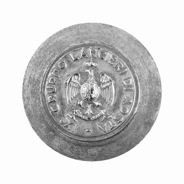 P IX° Gruppo Lancieri Di Aosta 35 x 36 mm  - Asta Conii e Punzoni della Storica Fabbrica di Medaglie Lorioli (1919-1950) - Associazione Nazionale - Case d'Asta italiane