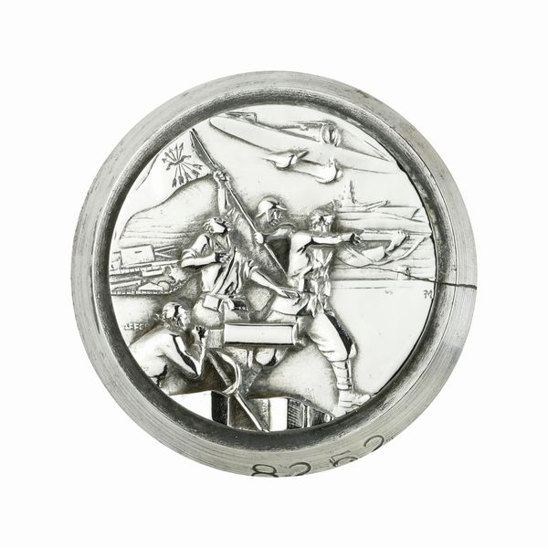 P Falange 41 x 40 mm  - Asta Conii e Punzoni della Storica Fabbrica di Medaglie Lorioli (1919-1950) - Associazione Nazionale - Case d'Asta italiane