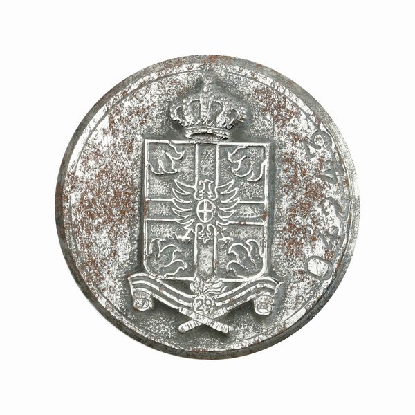 P Aquila Croce Sabauda E Corona 29 36 x 36 mm  - Asta Conii e Punzoni della Storica Fabbrica di Medaglie Lorioli (1919-1950) - Associazione Nazionale - Case d'Asta italiane