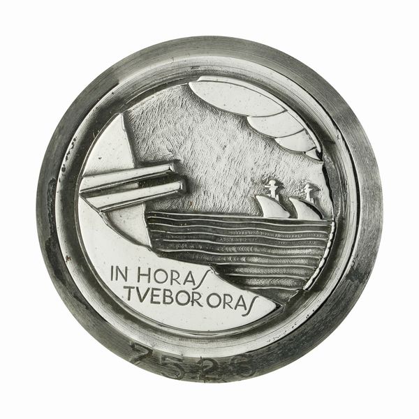 P IN HORAS TUEBOR ORAS 40 x 39 mm  - Asta Conii e Punzoni della Storica Fabbrica di Medaglie Lorioli (1919-1950) - Associazione Nazionale - Case d'Asta italiane