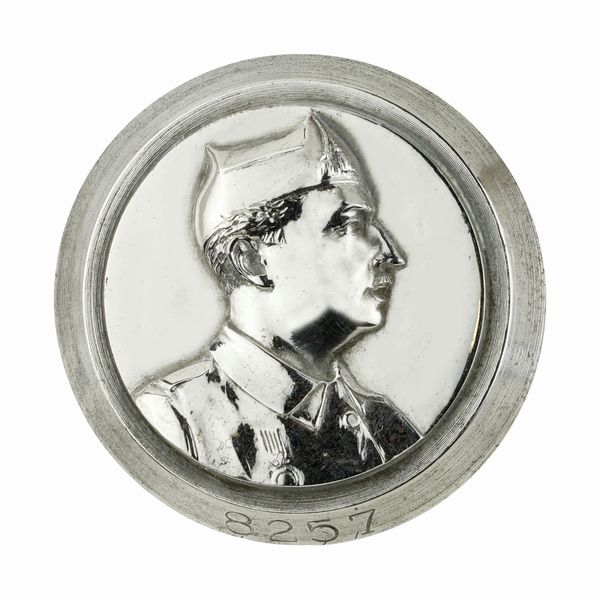 P Generalissimo Franco 41 x 39 mm  - Asta Conii e Punzoni della Storica Fabbrica di Medaglie Lorioli (1919-1950) - Associazione Nazionale - Case d'Asta italiane