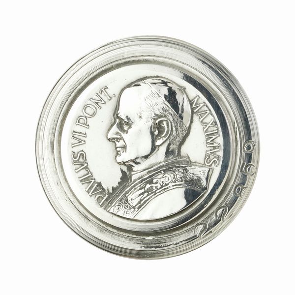 P Pius VI Pont Maximus 37 x 36 mm  - Asta Conii e Punzoni della Storica Fabbrica di Medaglie Lorioli (1919-1950) - Associazione Nazionale - Case d'Asta italiane