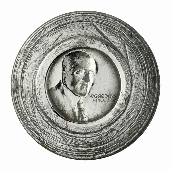 N Woodrow Wilson 41 x 28 mm  - Asta Conii e Punzoni della Storica Fabbrica di Medaglie Lorioli (1919-1950) - Associazione Nazionale - Case d'Asta italiane