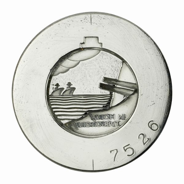 N IN HORAS TUEBOR ORAS 49 x 40 mm  - Asta Conii e Punzoni della Storica Fabbrica di Medaglie Lorioli (1919-1950) - Associazione Nazionale - Case d'Asta italiane