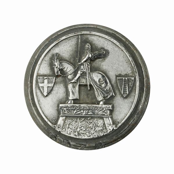 P Cavaliere A Cavallo Con Spada 32 x 39 mm  - Asta Conii e Punzoni della Storica Fabbrica di Medaglie Lorioli (1919-1950) - Associazione Nazionale - Case d'Asta italiane