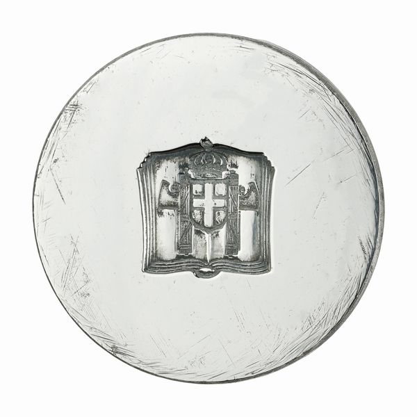 N Stemma Sabaudo E Fascio 41 x 40 mm  - Asta Conii e Punzoni della Storica Fabbrica di Medaglie Lorioli (1919-1950) - Associazione Nazionale - Case d'Asta italiane