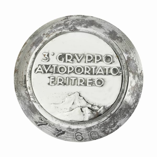 P 3° Gruppo Autoportato Eritreo 39 x 41 mm  - Asta Conii e Punzoni della Storica Fabbrica di Medaglie Lorioli (1919-1950) - Associazione Nazionale - Case d'Asta italiane