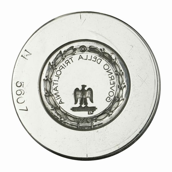 N Governo Della Tripolitania 62 x 46 mm  - Asta Conii e Punzoni della Storica Fabbrica di Medaglie Lorioli (1919-1950) - Associazione Nazionale - Case d'Asta italiane