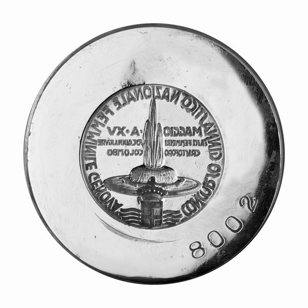 N Concorso Ginnastico Nazionale Femminile Genova Maggio A.XV-Fasci Femminili Soc.Ginn. Ligure Cristoforo Colombo 40 x 41 mm  - Asta Conii e Punzoni della Storica Fabbrica di Medaglie Lorioli (1919-1950) - Associazione Nazionale - Case d'Asta italiane