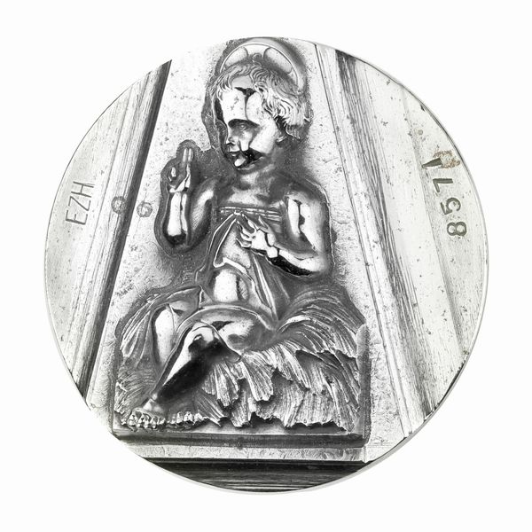 P Gesù Bambino 86 x 43 mm  - Asta Conii e Punzoni della Storica Fabbrica di Medaglie Lorioli (1919-1950) - Associazione Nazionale - Case d'Asta italiane