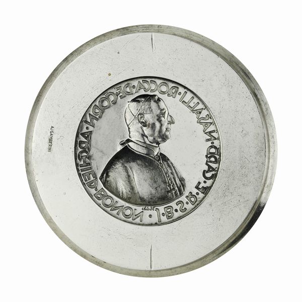 N I.B.S.R.E. Card Nasalli Rocca De Corn Archied Bonon 82 x 40 mm  - Asta Conii e Punzoni della Storica Fabbrica di Medaglie Lorioli (1919-1950) - Associazione Nazionale - Case d'Asta italiane