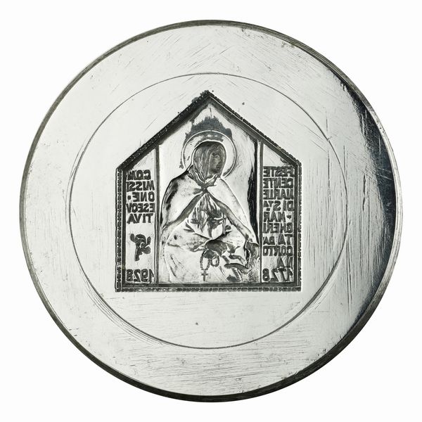 N Feste Centenarie Di S.Ta Margherita Da Cortona 1728 Commissione Esecutiva 1928 62 x 49 mm  - Asta Conii e Punzoni della Storica Fabbrica di Medaglie Lorioli (1919-1950) - Associazione Nazionale - Case d'Asta italiane