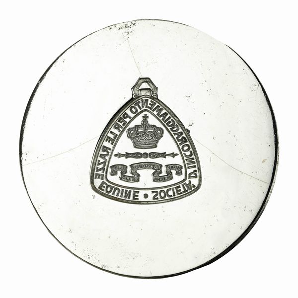 N Societa' D'Incoraggiamento Per Le Razze Equine 53 x 47 mm  - Asta Conii e Punzoni della Storica Fabbrica di Medaglie Lorioli (1919-1950) - Associazione Nazionale - Case d'Asta italiane