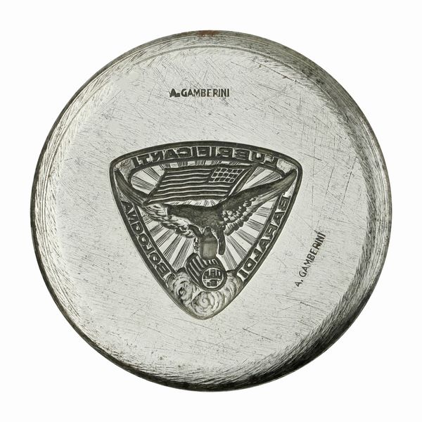 N Lubrificanti Baldini Bologna. 47 x 31 mm  - Asta Conii e Punzoni della Storica Fabbrica di Medaglie Lorioli (1919-1950) - Associazione Nazionale - Case d'Asta italiane