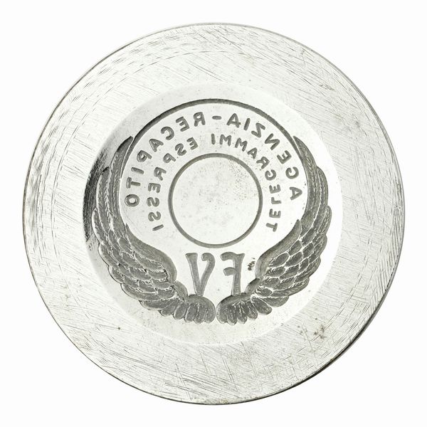 N Agenzia Recapito Telegrammi Espressi 62 x 36 mm  - Asta Conii e Punzoni della Storica Fabbrica di Medaglie Lorioli (1919-1950) - Associazione Nazionale - Case d'Asta italiane