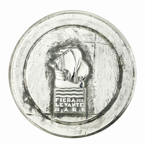 P Fiera Del Levante Bari 49 x 32 mm  - Asta Conii e Punzoni della Storica Fabbrica di Medaglie Lorioli (1919-1950) - Associazione Nazionale - Case d'Asta italiane