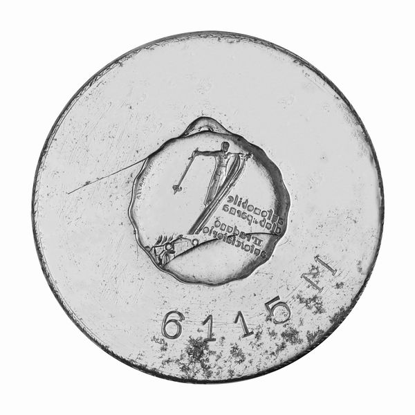 N Automobile club Parma II raduno autosciatorio 42 x 42 mm  - Asta Conii e Punzoni della Storica Fabbrica di Medaglie Lorioli (1919-1950) - Associazione Nazionale - Case d'Asta italiane
