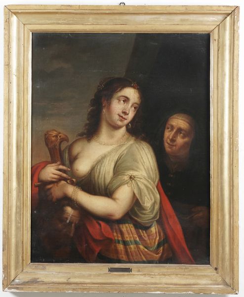 Scuola del XVIII secolo Giuditta con la testa di Oloferne  - Asta Dipinti Antichi - Associazione Nazionale - Case d'Asta italiane