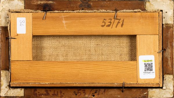 Scuola del XVII secolo Paesaggio con figure  - Asta Dipinti Antichi - Associazione Nazionale - Case d'Asta italiane