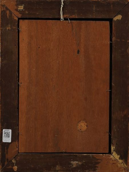 Scuola romana dell'inizio del XVII secolo Ritratto di giovane uomo con collarino bianco  - Asta Dipinti Antichi - Associazione Nazionale - Case d'Asta italiane