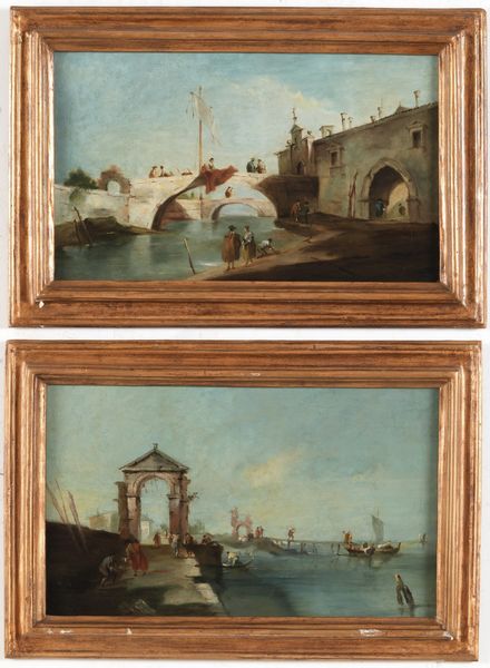 Francesco Guardi : Vedute di Venezia  - Asta Dipinti Antichi - Associazione Nazionale - Case d'Asta italiane