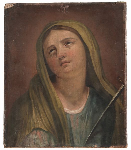 Scuola del XVIII secolo Madonna Addolorata  - Asta Dipinti Antichi - Associazione Nazionale - Case d'Asta italiane