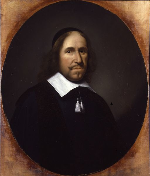 Ludolf de Jongh : Ritratto di uomo con papalina nera  - Asta Dipinti Antichi - Associazione Nazionale - Case d'Asta italiane