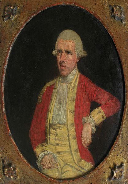 Scuola del XVIII secolo Ritratto maschile in divisa rossa  - Asta Dipinti Antichi - Associazione Nazionale - Case d'Asta italiane