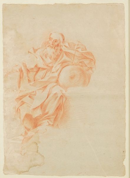 Scuola del XVIII secolo Dio Padre  - Asta Dipinti Antichi - Associazione Nazionale - Case d'Asta italiane