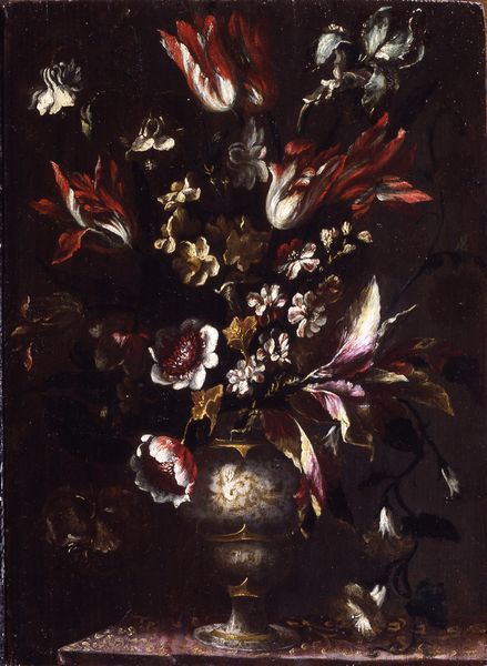 Giuseppe Recco : Natura morta con vaso di fiori  - Asta Dipinti Antichi - Associazione Nazionale - Case d'Asta italiane