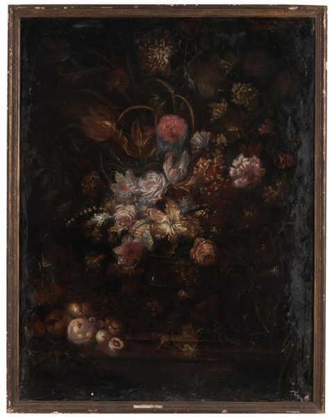 Scuola del XIX secolo Natura morta con vaso di fiori  - Asta Dipinti Antichi - Associazione Nazionale - Case d'Asta italiane