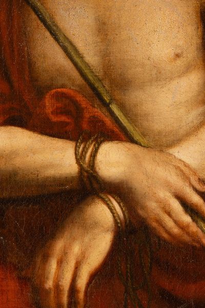 Scuola del XVI secolo Ecce Homo  - Asta Dipinti Antichi - Associazione Nazionale - Case d'Asta italiane