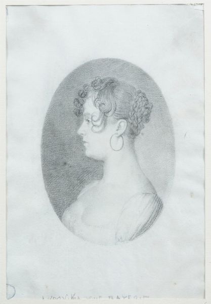 Scuola del XIX secolo Ritratto di principessa  - Asta Dipinti Antichi - Associazione Nazionale - Case d'Asta italiane