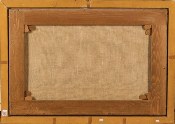 Scuola del XVIII secolo Paesaggi con contadini e pescatori  - Asta Dipinti Antichi - Associazione Nazionale - Case d'Asta italiane