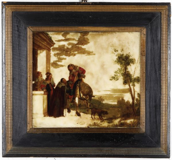 Scuola fiamminga del XVII secolo Scene di genere  - Asta Dipinti Antichi - Associazione Nazionale - Case d'Asta italiane